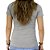 Camiseta Feminina Stouro Laço - Cinza Mescla - Imagem 4