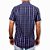 Camisa Masculina Xadrez Stouro - Azul Marinho - Imagem 3