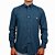 Camisa Masculina Xadrez Stouro - Azul Marinho e Verde - Imagem 2