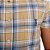 Camisa Masculina Xadrez Stouro Manga Curta - Bege - Imagem 6