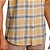 Camisa Masculina Xadrez Stouro Manga Curta - Bege - Imagem 3