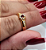 Anel PATRICIA em Prata 925 com revestimento em Ouro 18K REF.22 - Imagem 3