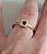 Anel EVA em Prata 925 com revestimento em Ouro 18K REF.01 - Imagem 1