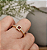 Anel EVINHA em Prata 925 com revestimento em Ouro 18K REF.24 - Imagem 1