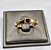Anel LORE em Prata 925 com revestimento em Ouro 18K REF.23 - Imagem 2