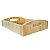 Bandeja em pinus alça curva 39x27x9cm - Imagem 1