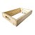Bandeja espelhada em pinus alça reta 430x28x7cm - Imagem 1