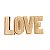 Petisqueira em pinus Love 38x18cm - Imagem 1