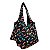 Bolsa Tote Gato Colorido Preta - Imagem 2