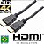 Cabo HDMI 2M pontas douradas 4K - Imagem 1