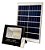 Kit C/ 4 Refletor Solar Led Holofote 6000K + Placas Solar + Controle - Imagem 1