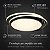 Plafon Led Redondo 50w Preto 3 Cores Bivolt Elegante - Imagem 4