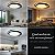 Plafon Led Redondo 50w Preto 3 Cores Bivolt Elegante - Imagem 6