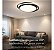Plafon Led Redondo 50w Preto 3 Cores Bivolt Elegante - Imagem 5