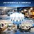 Kit 5 Lâmpada Super Bulbo Led 100w Bivolt E27 Branco Frio - Imagem 4