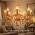 Lustre Luminária De Cristal Ambar Luxo 6 Braços - Imagem 6