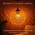 Lustre Pendente Rattan Redondo Bambu Natural 20cm - Imagem 6