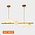 Lustre Pendente Retangular 90cm Leitoso 5 Bolas - Imagem 1