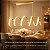 Lustre Pendente Led Moderno Espiral Dourado 50cm 3 Em 1 - Imagem 2