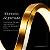Lustre Pendente Led Moderno Espiral Dourado 50cm 3 Em 1 - Imagem 5