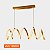 Lustre Pendente Led Moderno Espiral Dourado 50cm 3 Em 1 - Imagem 1
