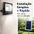 Refletor Holofote Solar 200w 6000k+placa Solar Prova D´água - Imagem 9