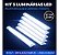 Kit 5 Luminárias Linear Tubular 100cm Sobrepor 80w Led 6000k - Imagem 3