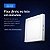 Painel Plafon De Led De Sobrepor 24w Quadrado 28cm 3000k - Imagem 3