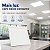 Painel Led Embutir 62x62cm 48w Branco Frio - Imagem 3