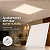 Painel Led Embutir 62x62cm 48w Branco Quente - Imagem 5