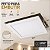 Painel Plafon De Led De Embutir 18w Quadrado 28x28 3000k - Imagem 5