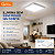 Painel Plafon Sobrepor 40w Quadrado Branco Frio 6000k - Imagem 5
