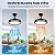 Ventilador Teto Preto Com Luz Inteligente Led 50w 3 Cores - Imagem 6