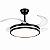 Ventilador Teto Preto Com Luz Inteligente Led 50w 3 Cores - Imagem 1
