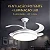 Ventilador Teto Branco Com Luz Inteligente Led 50w 3 Cores - Imagem 6