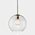 Luminária Moderna Pendente Bola Vidro Transparente Filamento 25cm Bivolt - Imagem 1