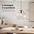 Luminária Moderna Pendente Bola Vidro Transparente Filamento 25cm Bivolt - Imagem 4