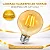 Lâmpada Filamento Led Vintage Redonda G95 4w Gold - Imagem 6