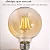 Lâmpada Filamento Led Vintage Redonda G95 4w Gold - Imagem 3