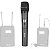 Microfone Dinâmico sem fio UHF Transmissor compatível com RX8; TX8; SP-RX8; BY-WXLR8 - Boya BY-WHM8 PRO - Imagem 2