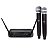 Microfone Duplo Sem Fio de Mão Lexsen LM-258u PLL UHF - Imagem 1