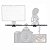 Suporte Duplo Greika YA5043 para Microfone Flash Led - Imagem 4