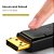 Cabo DisplayPort 1.2 4K 60Hz e 3D de 1 metro - Ugreen DP102 / 10244 - Imagem 5