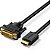 Cabo Adaptador HDMI Macho para DVI 24+1 Macho de 2 metros - Ugreen HD106 - Imagem 1