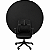 Fundo Preto Chroma Key 110cm para Cadeira - Greika WBG-110 - Imagem 1