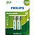 Pilha Recarregável Philips AA Comum com 2 unidades 2500mAh - R6B2RTU25/59 - Imagem 1