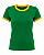 Camiseta Baby Look Copa Do Mundo Brasil Personalizada - Imagem 2