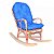 Cadeira de Balanço Infantil de Vime - Imagem 1