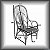 Cadeira de vime Varanda Sala Pergolado Sacada com Almofada - Imagem 2