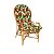 Cadeira de vime Varanda Sala Pergolado Sacada com Almofada - Imagem 1